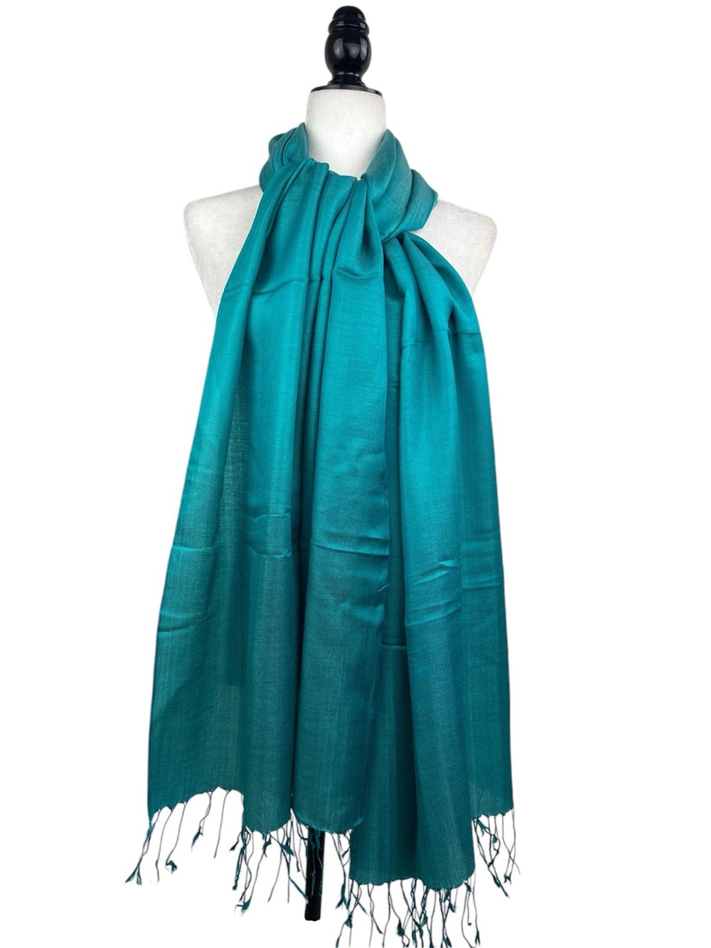 Luxury Teal Shawl - Women's Accessory